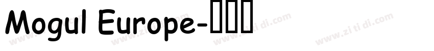 Mogul Europe字体转换